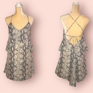 3/$10 Lovposh Dress L Open Back Layered